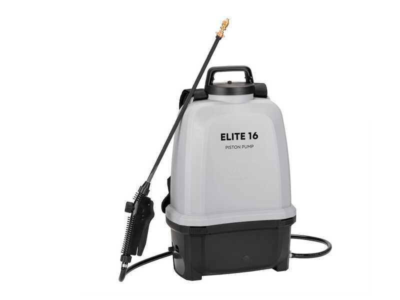 Volpi ELITE 16 PRO TECH - Pompa irroratrice a zaino con lancia in fibra di vetro a batteria - 2X 14.4V 2Ah - 8 bar