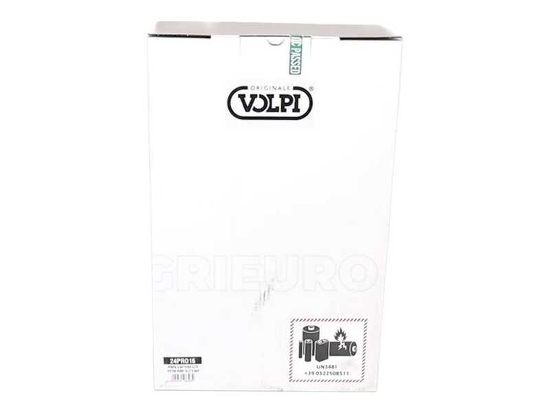 Volpi ELITE 16 PRO TECH - Pompa irroratrice a zaino con lancia in fibra di vetro a batteria - 2X 14.4V 2Ah - 8 bar