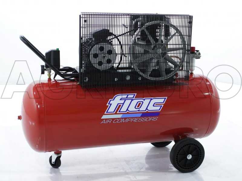 FIAC AB 300/598 - Compressore aria elettrica trifase a cinghia - Motore 5.5 HP - 270 lt