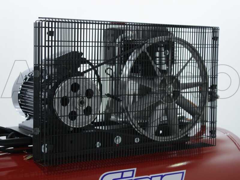 FIAC AB 300/598 - Compressore aria elettrica trifase a cinghia - Motore 5.5 HP - 270 lt