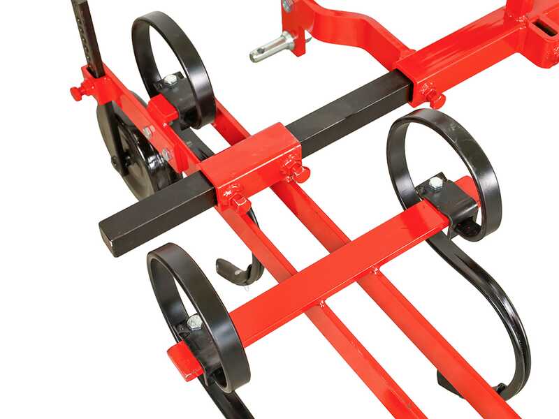 VBR-T3 - Vibrocoltivatore registrabile - 6 denti - Larghezza di lavoro 150 cm - Per trattori con attacco a tre punti