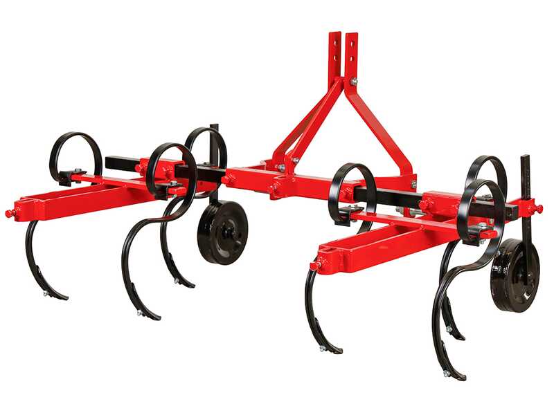 VBR-T3 - Vibrocoltivatore registrabile - 6 denti - Larghezza di lavoro 150 cm - Per trattori con attacco a tre punti