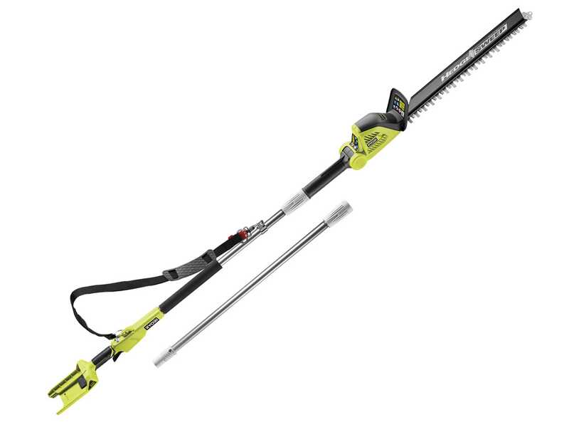 Ryobi RY18PHT40A-0 - Tagliasiepi su asta di prolunga a batteria 18V - Lama da 40 cm - SENZA BATTERIE E CARICABATTERIE