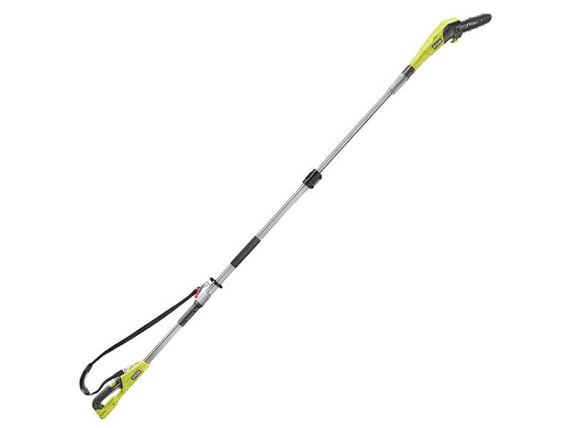 Ryobi RY18PP20A-0 - Potatore a batteria su asta telescopica - Barra da 20 cm - 18 V - SENZA BATTERIA E CARICABATTERIE
