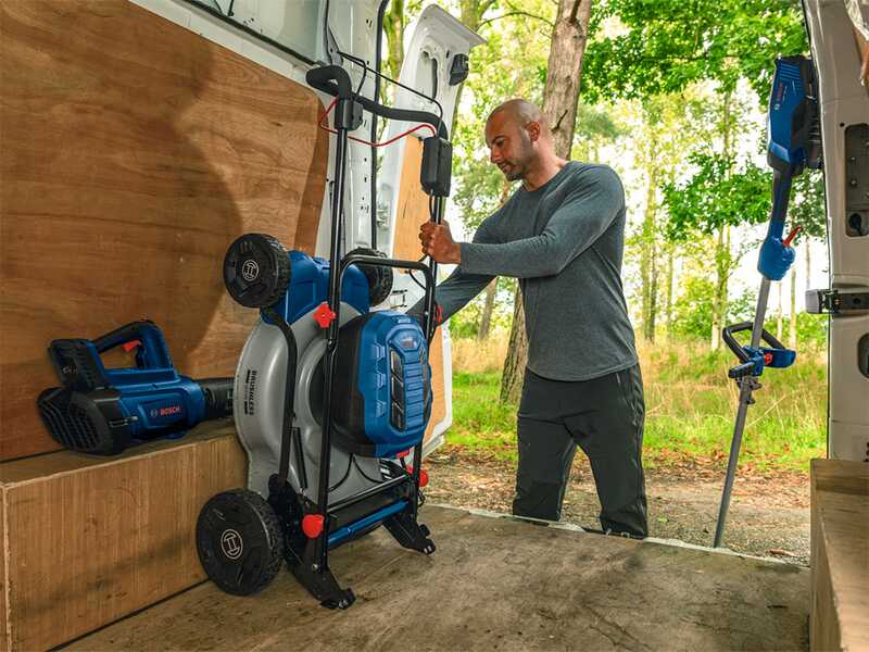 Bosch Professional GRA 18V2-46 SP - Tagliaerba a batteria - 2x18V 5.5Ah - Taglio 46 cm