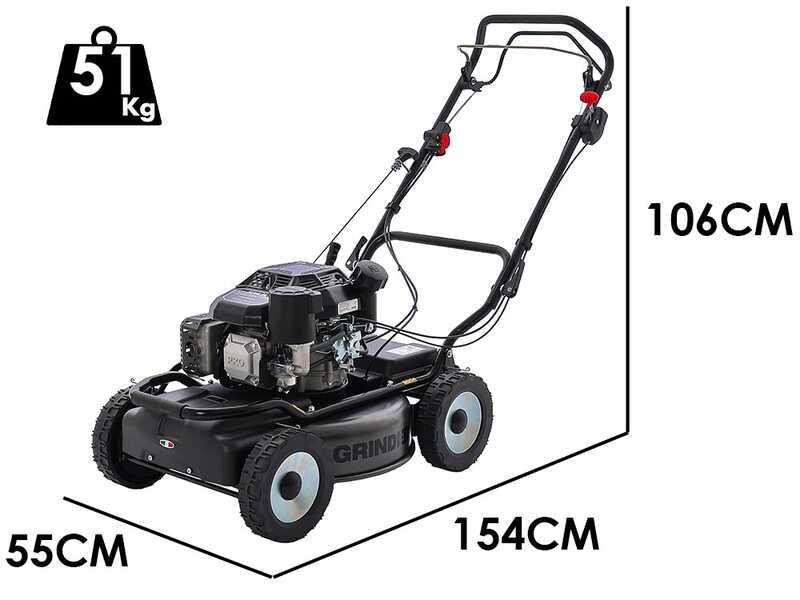 Marina Systems GRINDER Pro Max 4x4 52 - Tagliaerba a scoppio trazionato - Motore Kohler CV224