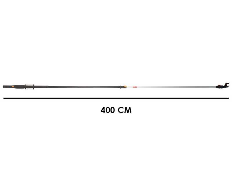 Fiskars eTree Pruner bypass - Svettatoio a batteria - 240/400 cm - 24V - 2x 12V 4Ah