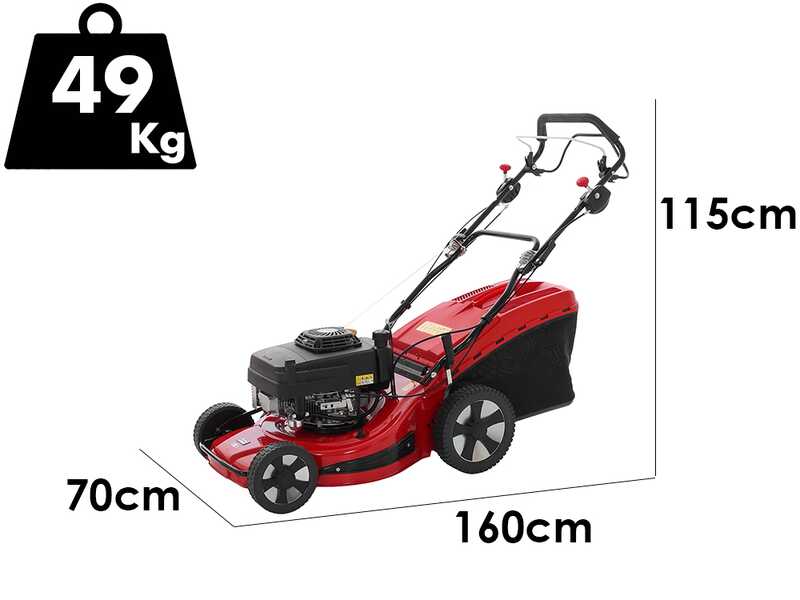Marina Systems AGRI 55 SKW 3V - Rasaerba a scoppio trazionato - Motore Kawasaki FJ180V
