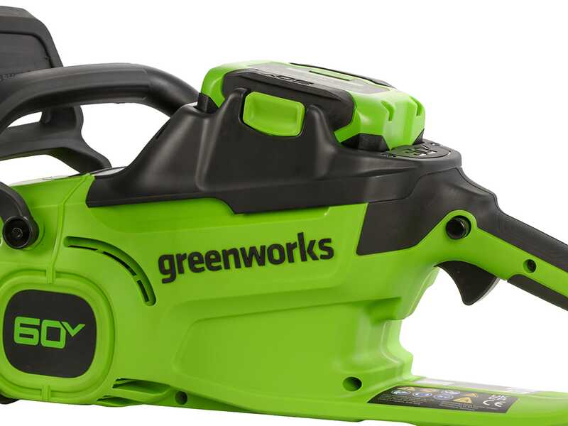 Greenworks CS40O6 - Motosega a batteria 60V 4Ah - Lama da 40cm