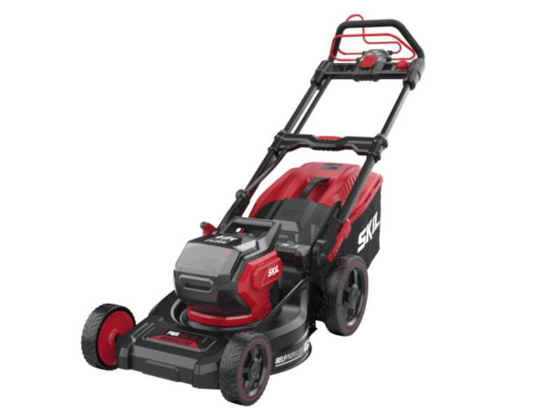 SKIL 0151 BA - Tagliaerba a batteria 2x20V/4Ah + in omaggio batteria 20V/4Ah - Taglio 46 cm