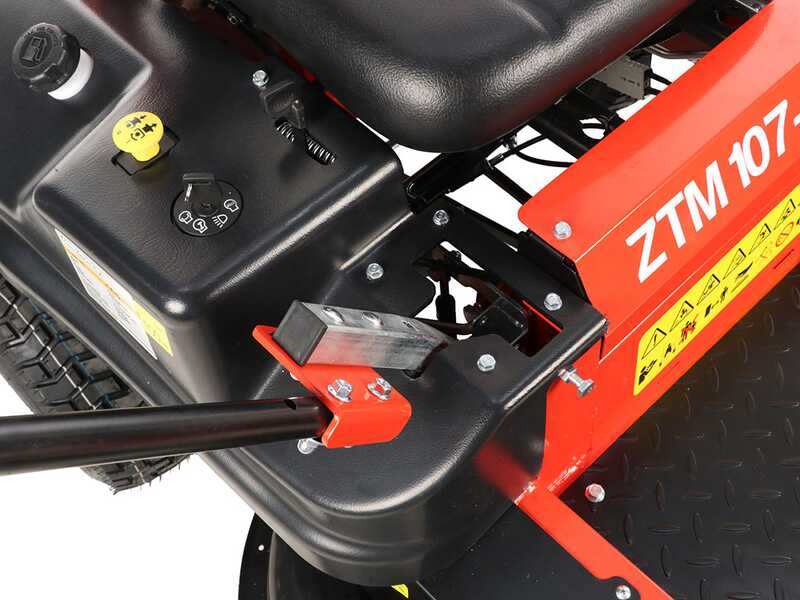 GeoTech ZTM 107-200 - Trattorino rasaerba professionale a raggio zero - Scarico laterale - Motore 546cc