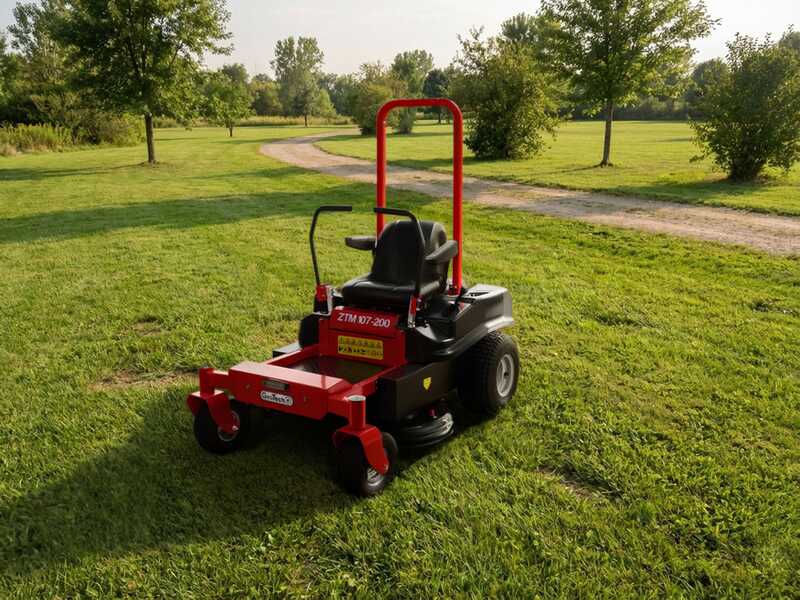 GeoTech ZTM 107-200 - Trattorino rasaerba professionale a raggio zero - Scarico laterale - Motore 546cc