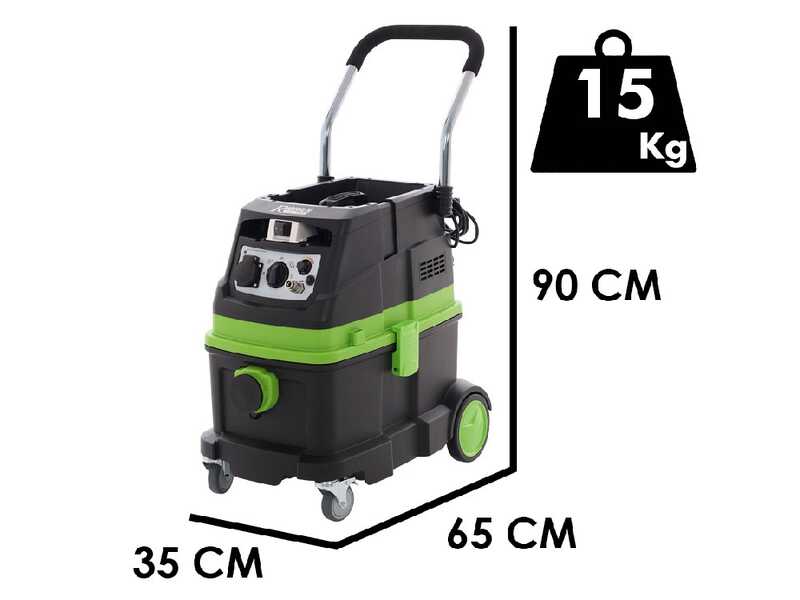 Ribimex Aspirix 40M - Bidone aspira liquidi e solidi - 40 L - 1600W