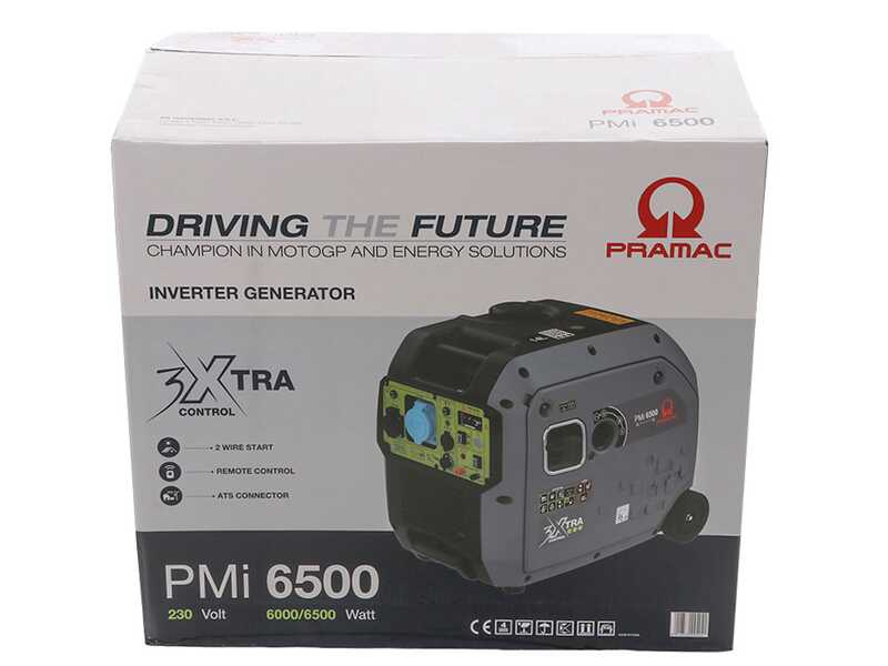 Pramac PMi 6500 - Generatore di corrente - 6.5 kW - Continua 6 kW Monofase