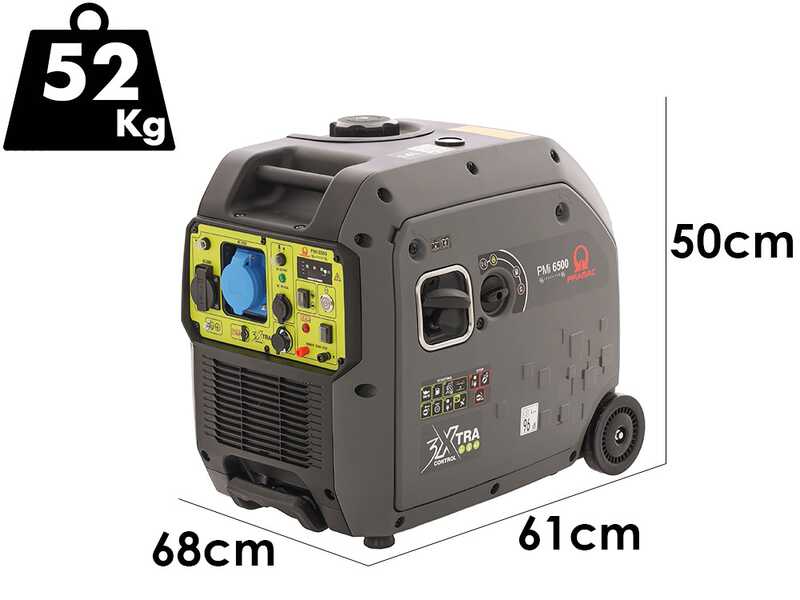 Pramac PMi 6500 - Generatore di corrente - 6.5 kW - Continua 6 kW Monofase