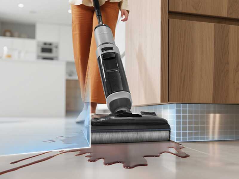 Tineco Floor One i5 Stretch Plus - Lavapavimenti a batteria - 3 in 1: lava, asciuga e aspira