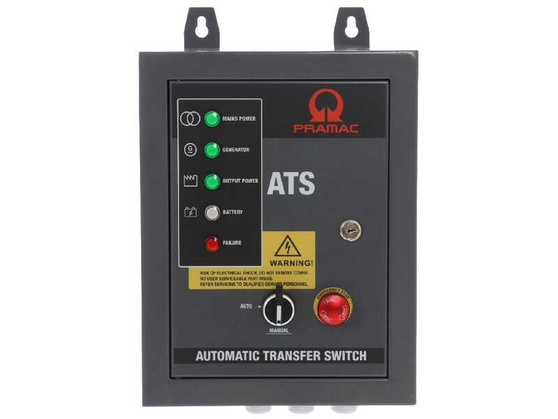 Pramac PMi 6500 - Generatore di corrente - 6.5 kW - Continua 6 kW Monofase - Quadro ATS incluso
