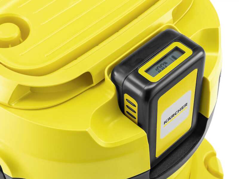 Karcher WD 2-18 - Bidone aspiratutto - Fusto 12 l - 18V 2,5Ah