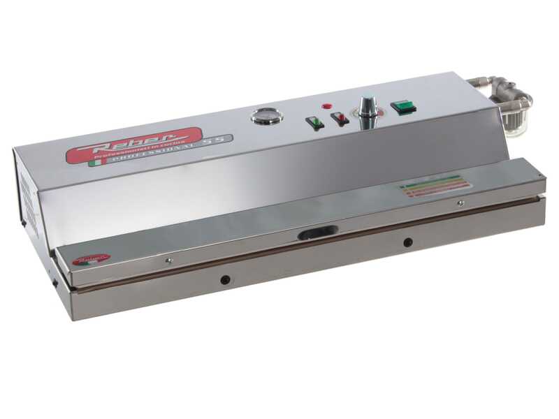 OUTLET - UTILIZZATO PER PROVA - Reber PROFESSIONAL 55 - 9712 NF - Macchina sottovuoto professionale - Barra saldante 58cm