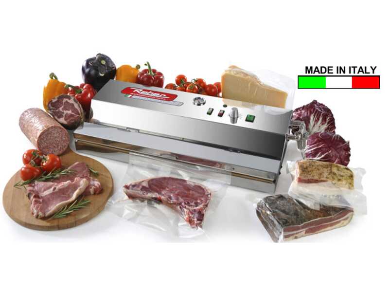 OUTLET - UTILIZZATO PER PROVA - Reber PROFESSIONAL 55 - 9712 NF - Macchina sottovuoto professionale - Barra saldante 58cm