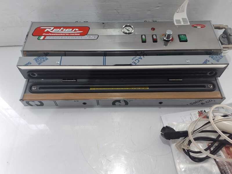 OUTLET - UTILIZZATO PER PROVA - Reber PROFESSIONAL 55 - 9712 NF - Macchina sottovuoto professionale - Barra saldante 58cm