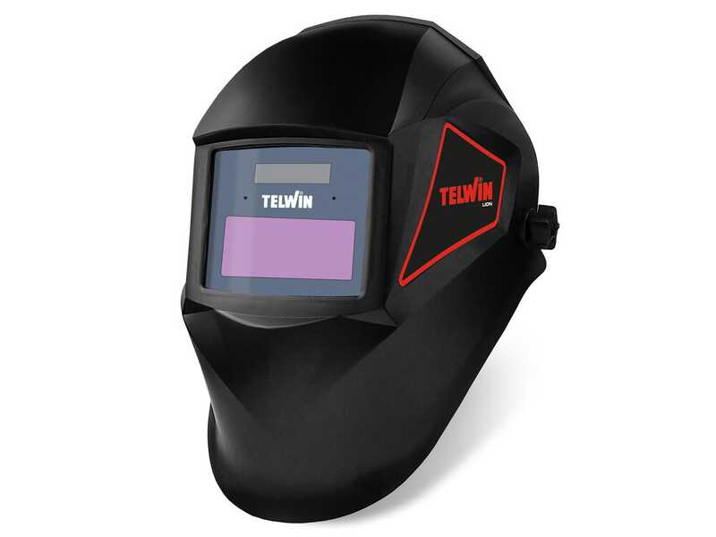 Telwin Lion - Maschera a caschetto per saldatura MMA/TIG e MIG-MAG