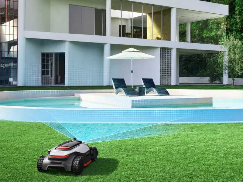 Robottiruohonleikkurin maastorengas