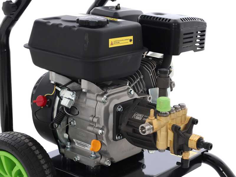 Ribimex RX21T - Idropulitrice a scoppio - 200 bar 678 l/h - Motore Loncin a benzina 196cc