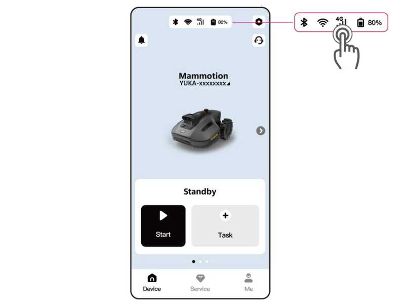 Mammotion YUKA mini 2 800 - Robot tagliaerba - Senza impianto