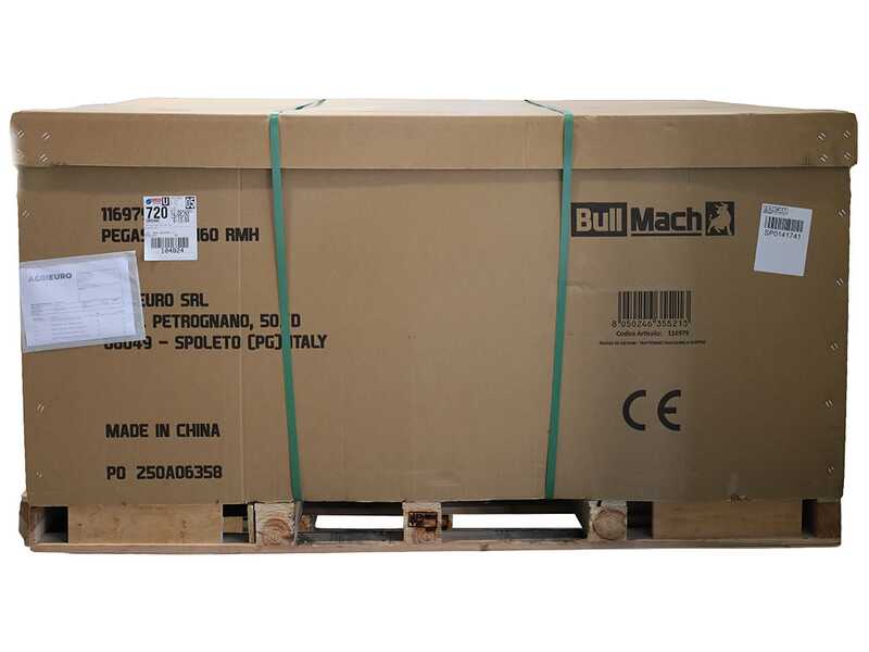 BullMach PEGASO 95-160 RMH - Trattorino tagliaerba con cambio idrostatico - Cesto di raccolta - Mulching