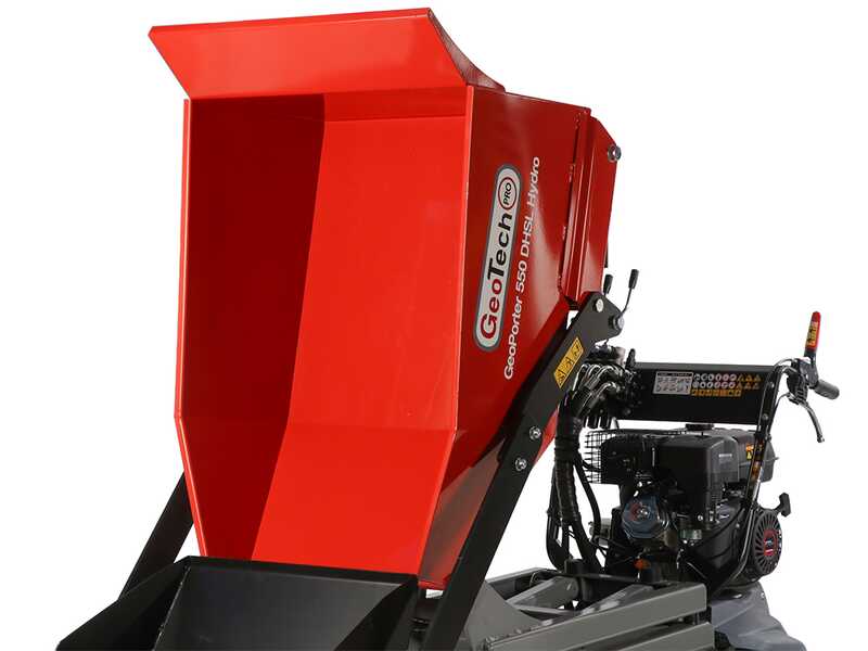 GeoTech-Pro GeoPorter 550 DHSL Hydro - Motocarriola cassone alzabile a pantografo