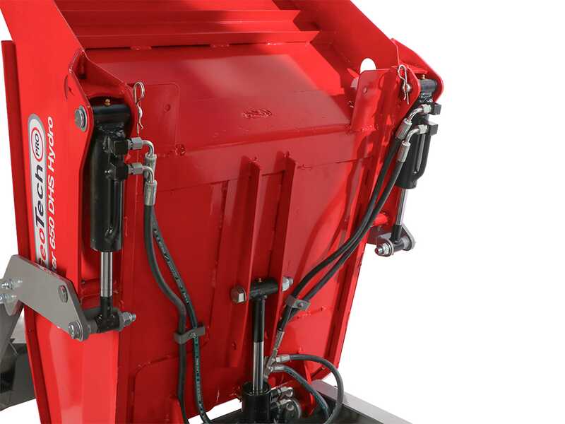 GeoTech Pro GeoPorter 650 DHS Hydro - Motocarriola cingolata cassone dumper 650Kg con paletta - Cambio idrostatico