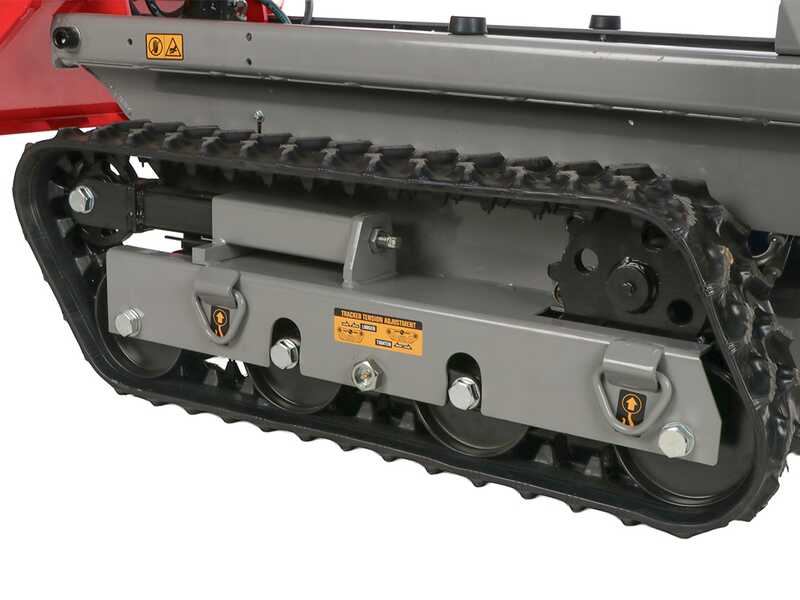 GeoTech-Pro GeoPorter 650 DHS Hydro - Motocarriola cingolata cassone dumper 650Kg con paletta