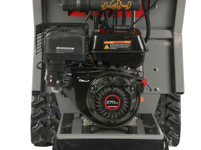GeoTech-Pro GeoPorter 650 DHS Hydro - Motocarriola cingolata cassone dumper 650Kg con paletta