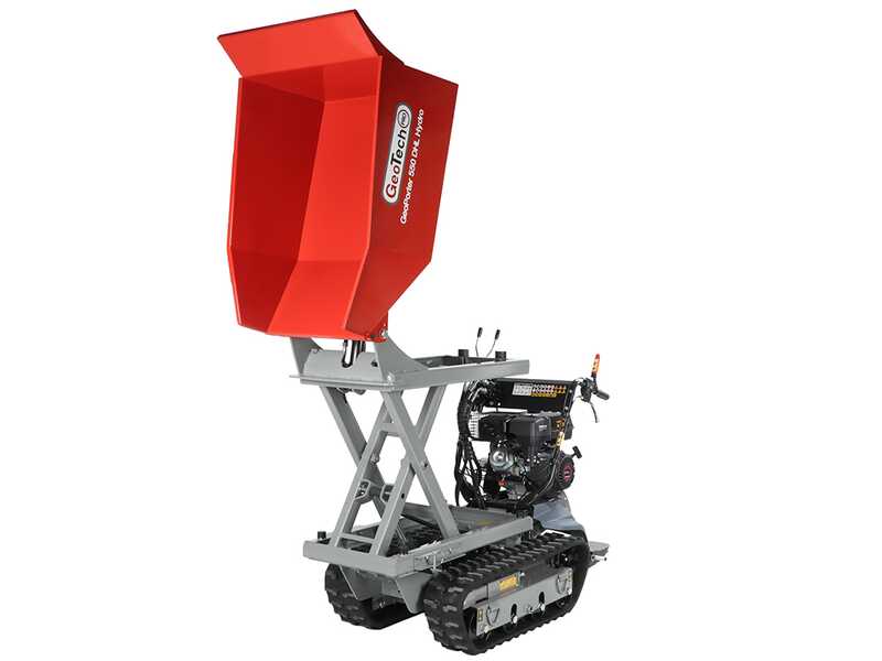 GeoTech Pro GeoPorter 550 DHL Hydro - Motocarriola cassone alzabile a pantografo
