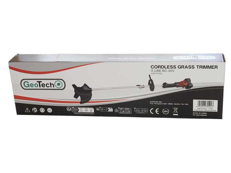 Geotech X-Line BC-40V - Decespugliatore a batteria - 40V - SENZA BATTERIA E CARICABATTERIE