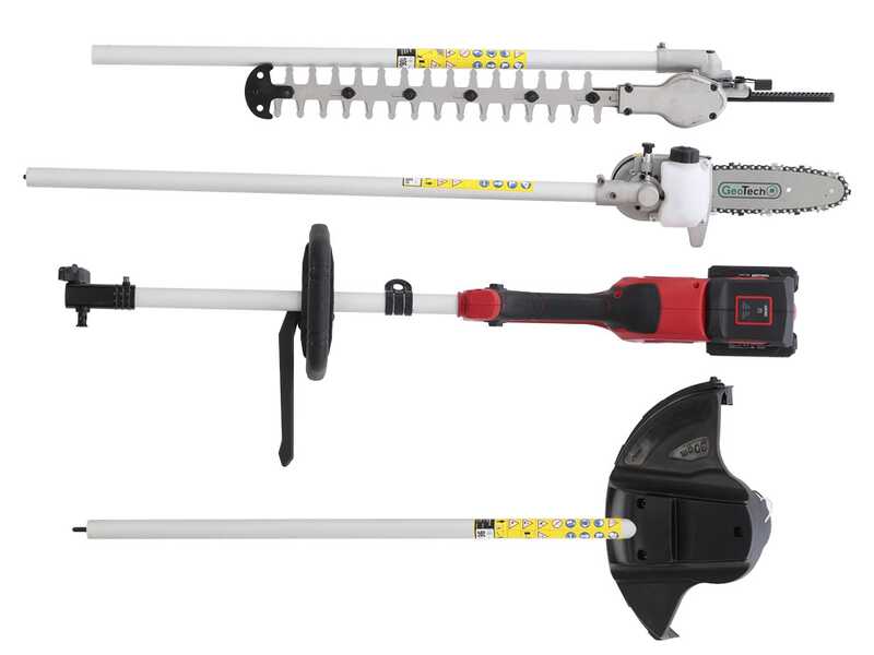 GeoTech X-Line MT-40V - Decespugliatore multifunzione a batteria - 40V - SENZA BATTERIA E CARICABATTERIA
