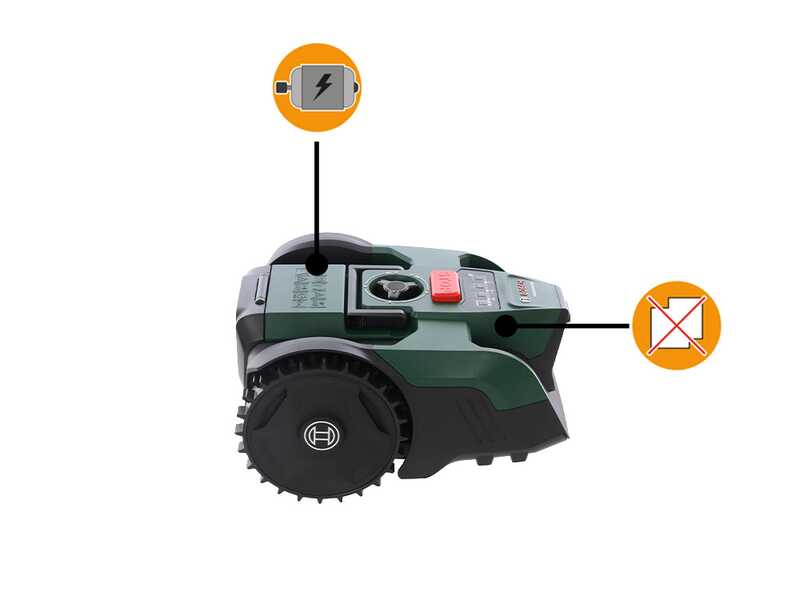 Bosch VISIMOW18V-200 - Robot Tagliaerba - Senza impianto - SENZA BATTERIE E CARICABATTERIE