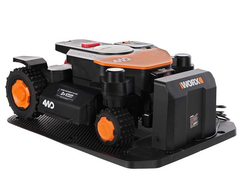 Worx Landroid Vision Cloud WR340E - Robot Tagliaerba 4WD - Senza impianto