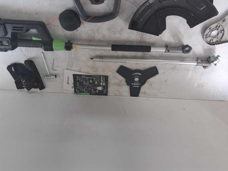 OUTLET - UTILIZZATO PER PROVA - Ribimex PRBAT20-DEBTSB - Decespugliatore a batteria - 40V - SENZA BATTERIE E CARICABATTERIE
