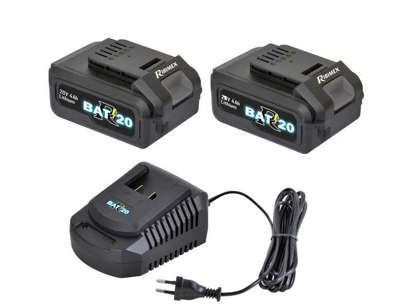 OUTLET - UTILIZZATO PER PROVA - Ribimex PRBAT20-DEBTSB - Decespugliatore a batteria - 40V - SENZA BATTERIE E CARICABATTERIE