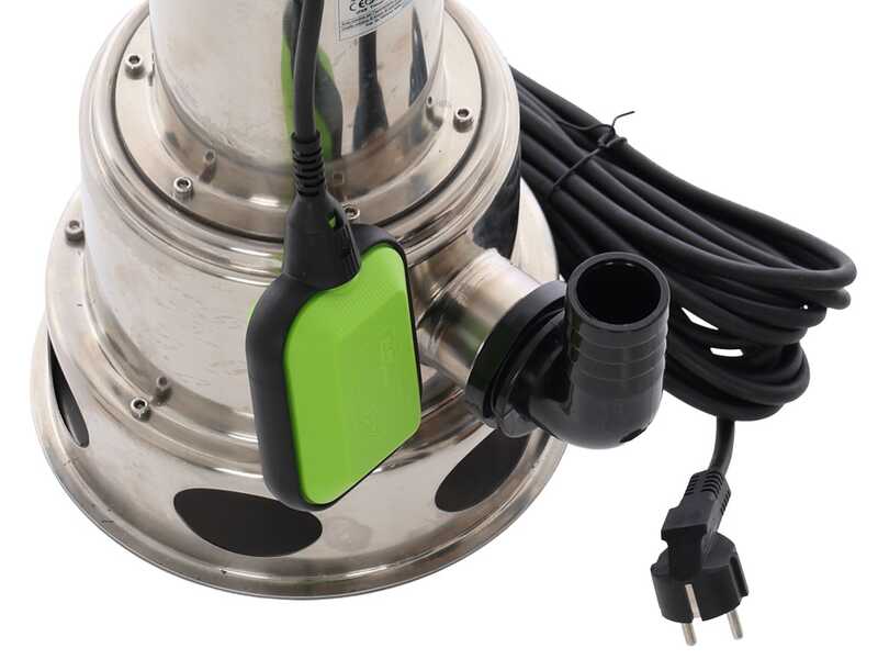 Ribimex PRPVC552V - Pompa sommersa elettrica per acque scure - 550 W