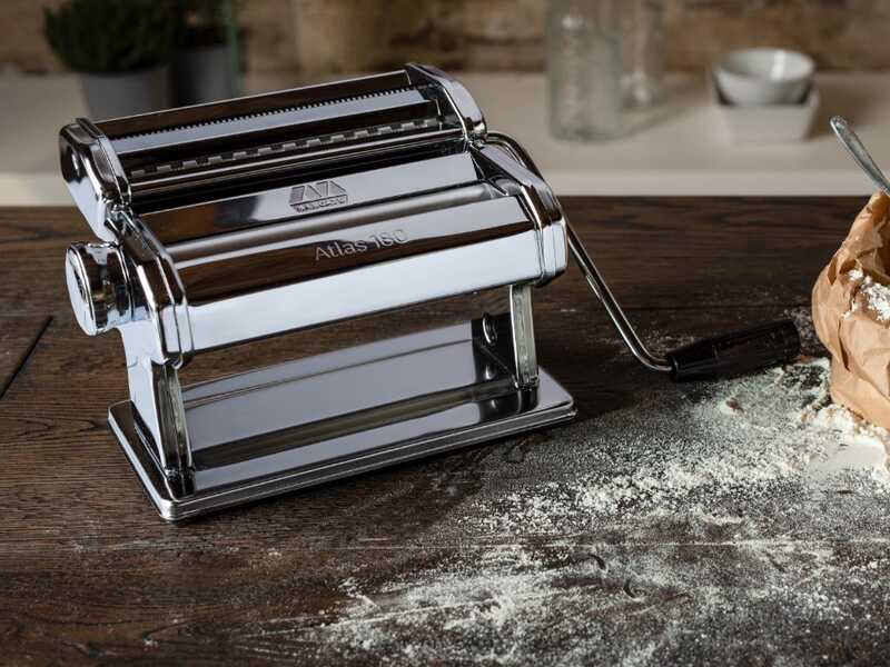 Marcato Atlas 180 Classic - Macchina per la pasta manuale in acciaio cromato