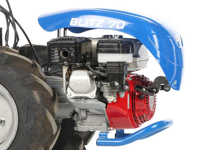 EuroMech BLITZ 70 - Motofalciatrice multifunzione - Motore Honda GX200 - 6.5 HP