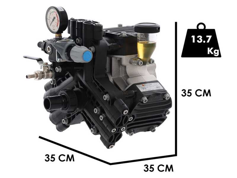 COMET MP55 AENP - Pompa per irrorazione a trattore - Versione per acidi e prodotti chimici
