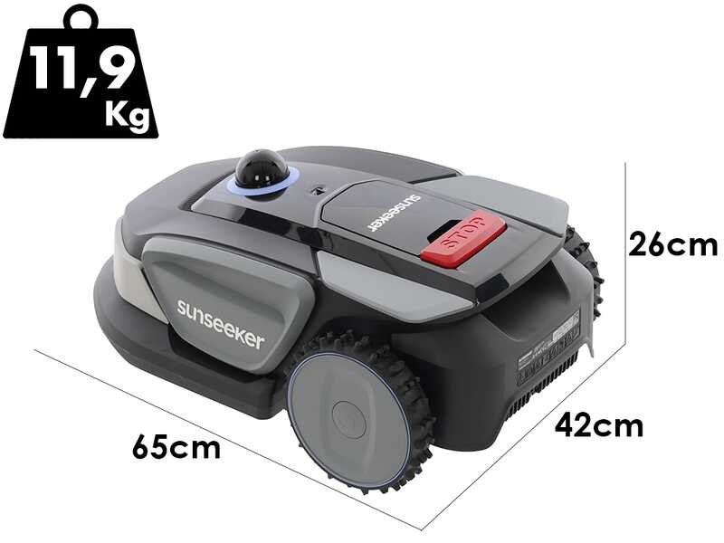 Robottiruohonleikkurin toinen kuvakulma