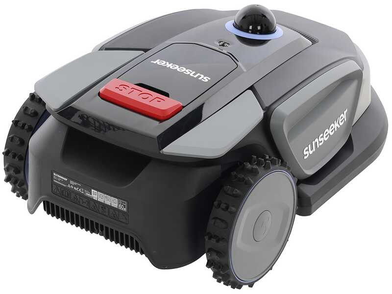 Robottiruohonleikkurin sivuprofiili