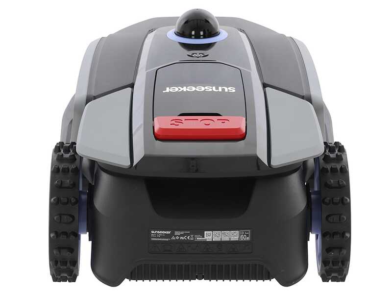 Robottiruohonleikkurin etuosa