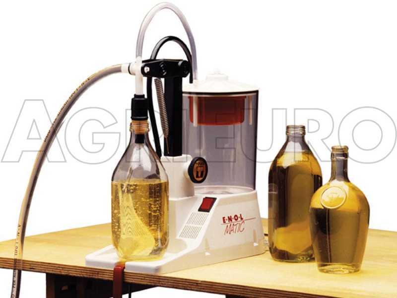 Tenco Enolmatic Vino Inox - Imbottigliatrice riempitrice per vino con beccuccio in acciaio inox