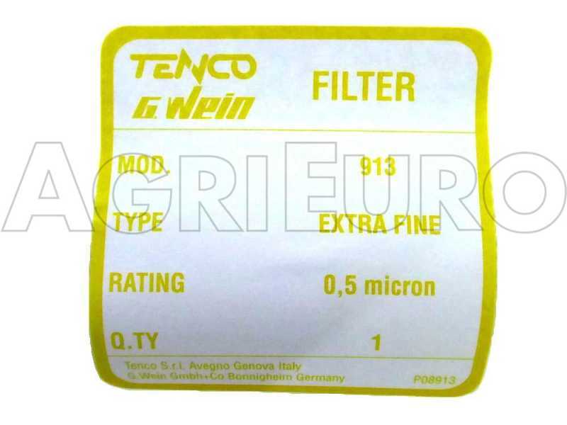 Cartuccia filtro per vini bianchi 0.5 &micro;m per Enolmatic Tandem - Filtraggio vino Extra Fine